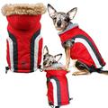 Hip Doggie Big Dog Large Swiss Alpine Ski Vest - Red HD-5SARD-BDL